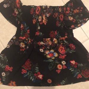 off the shoulder style top